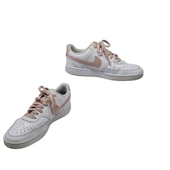 Nike Retro 80s Court Vision Low Next Nature Sneaker 6 White Vegan Streetwear - Picture 1 of 11